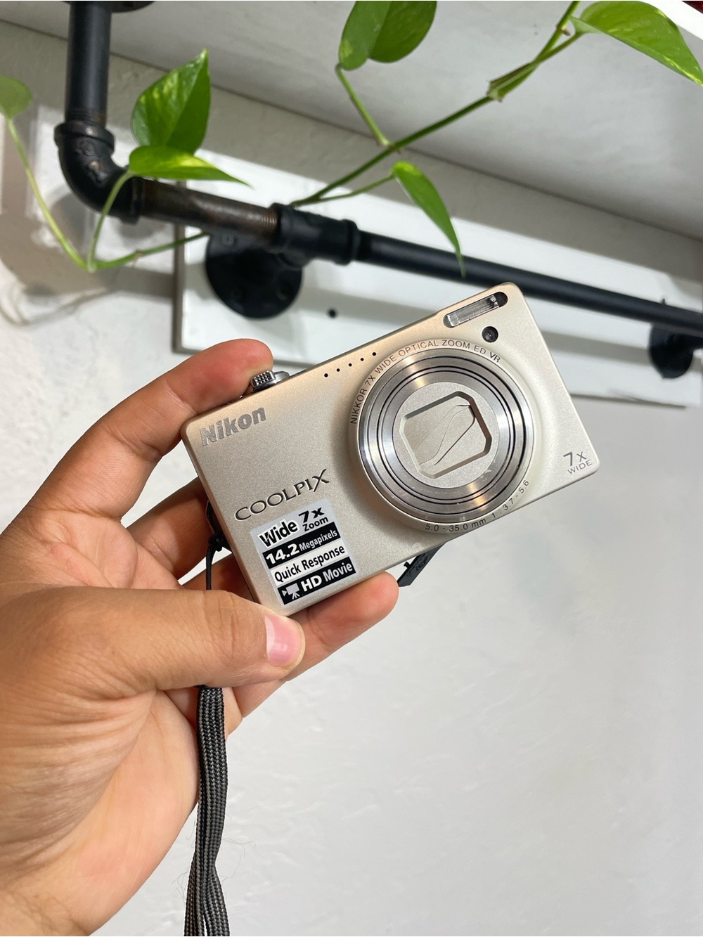 Nikon COOLPIX S6000 14.2MP Silver Digital Camera